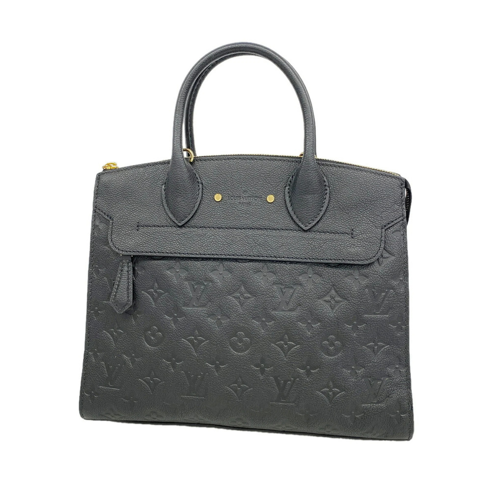 Louis Vuitton Monogram Empreinte Pont Neuf MM Handbag M41748 Noir (Women's)